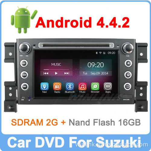 Ownice Pure Android 4.4.2 Quad Core 1.6GHz for suzuki grand vitara car dvd player Built-in Wifi+2GB DDR3